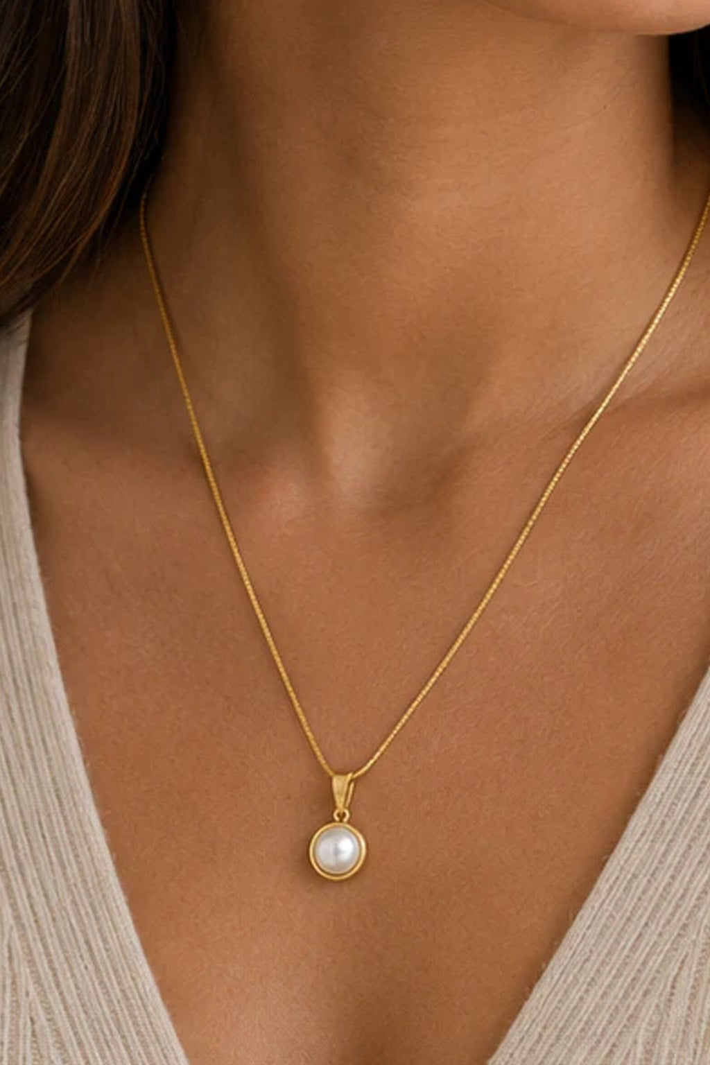 Anti-Tarnish Chain with Pendant (CP-05)