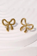 Anti-Tarnish Bow Earring (E-02)