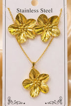 Anti Tarnish earrings & Necklace