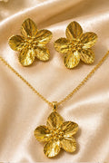 Anti Tarnish earrings & Necklace
