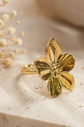 Anti Tarnish adjustable ring