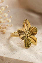 Anti Tarnish adjustable ring
