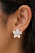 Anti-Tarnish Flower Stud Earrings (E-03)