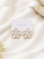 Anti-Tarnish Flower Stud Earrings (E-03)