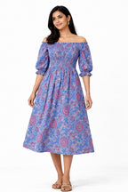 Neelam Bloom Cotton Dress