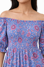 Neelam Bloom Cotton Dress