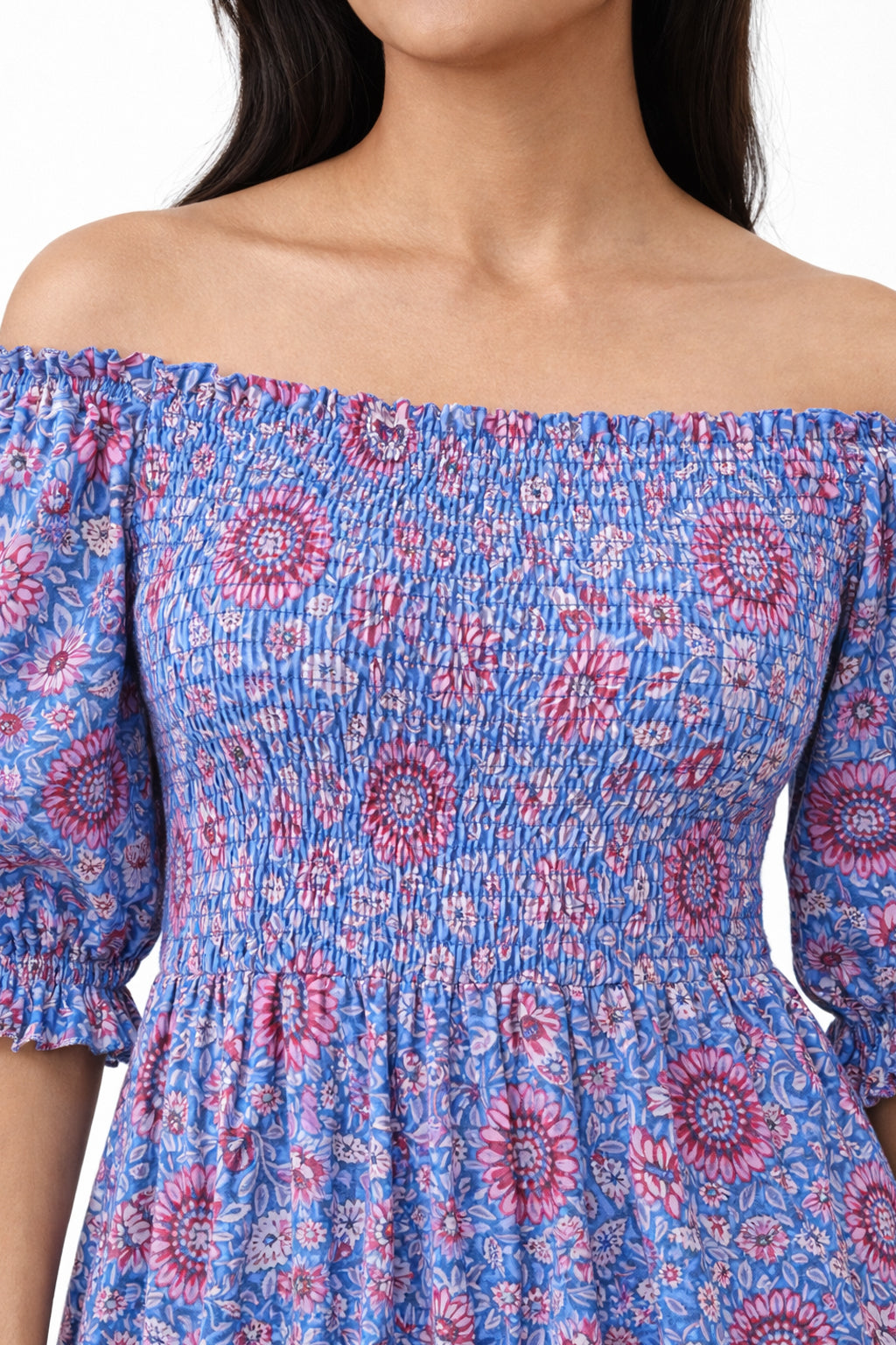 Neelam Bloom Cotton Dress