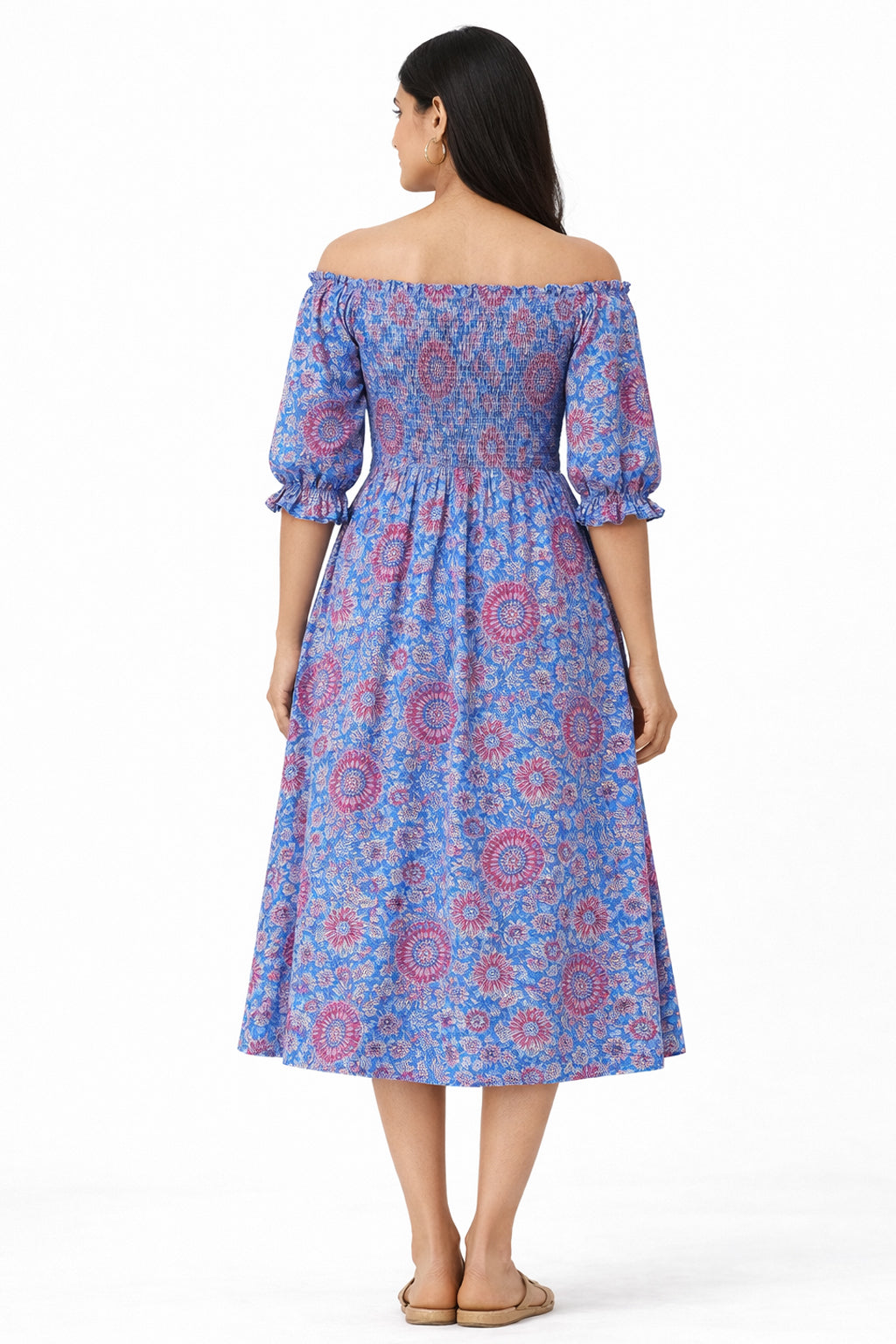 Neelam Bloom Cotton Dress