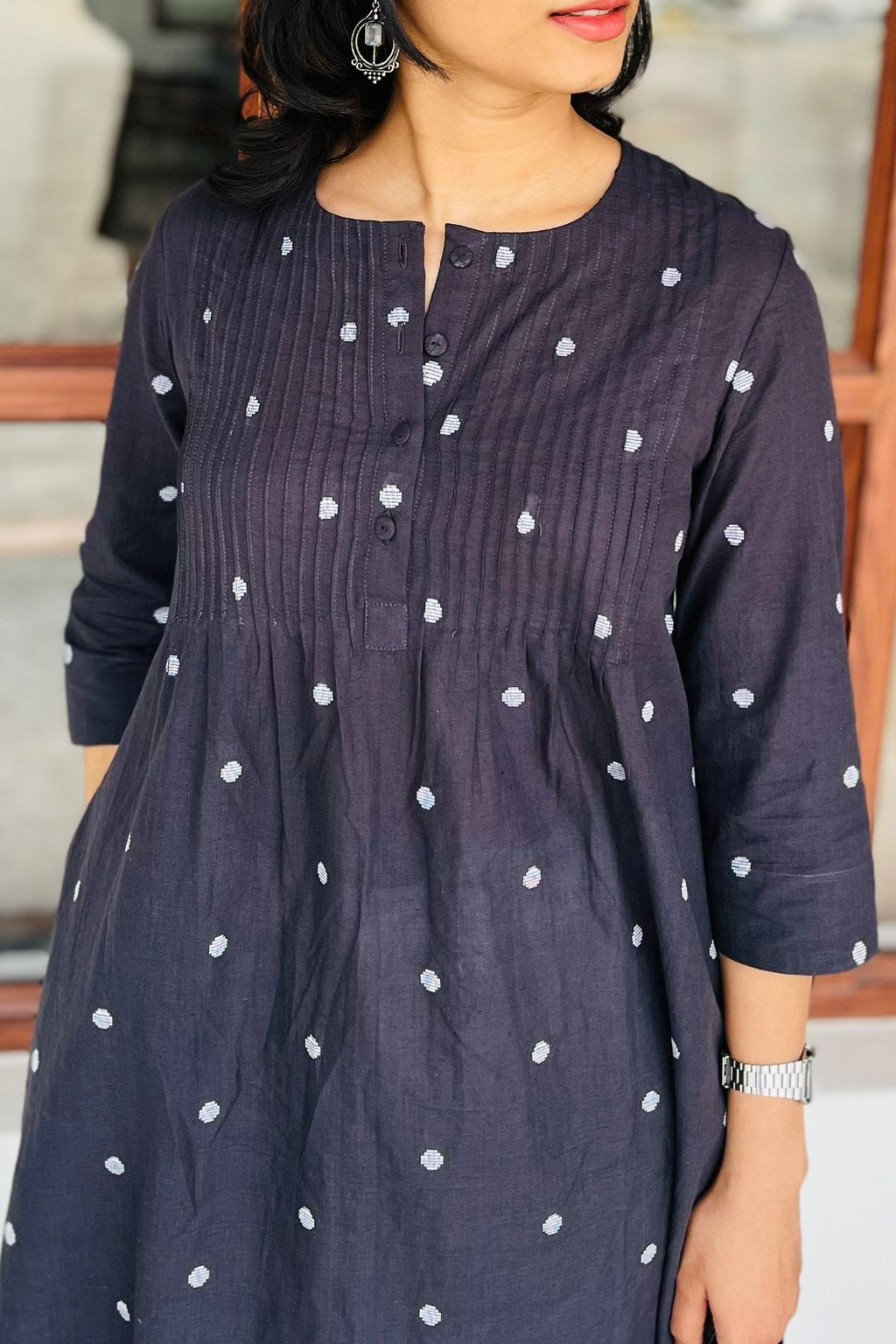 Soft Jamdani Cotton kurta